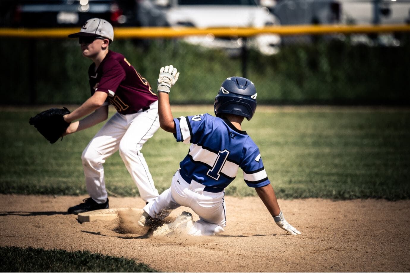 Youth baseball athlete