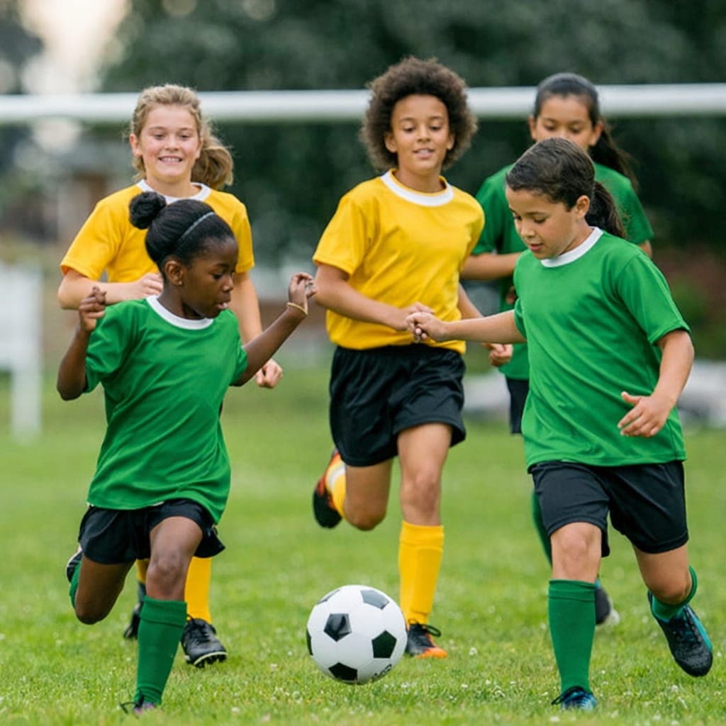 Youth soccer drill