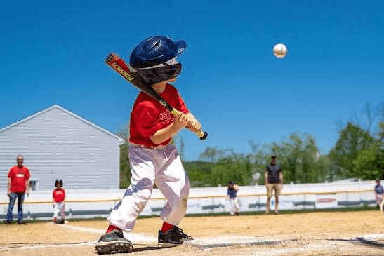 Youth baseball athlete